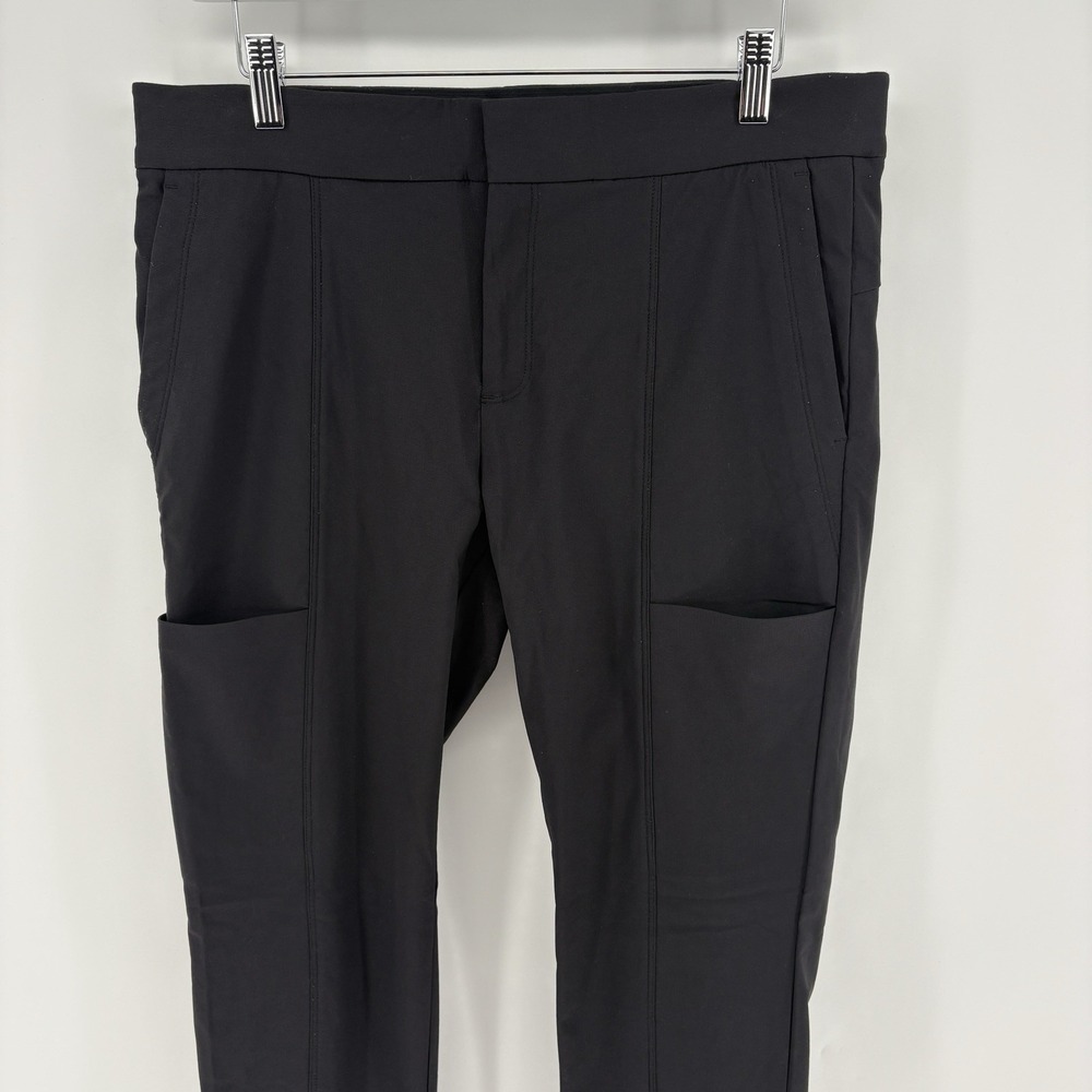Athleta Wander Stash Skinny Pants Women's 10 Black Tapered Stretch Hiking Travel